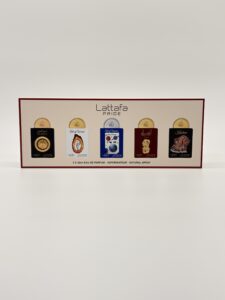LATTAFA – 5 PC MINI SPRAY (Nebras + Art of Wood + Art of Universe + Ansaam + Kashan)