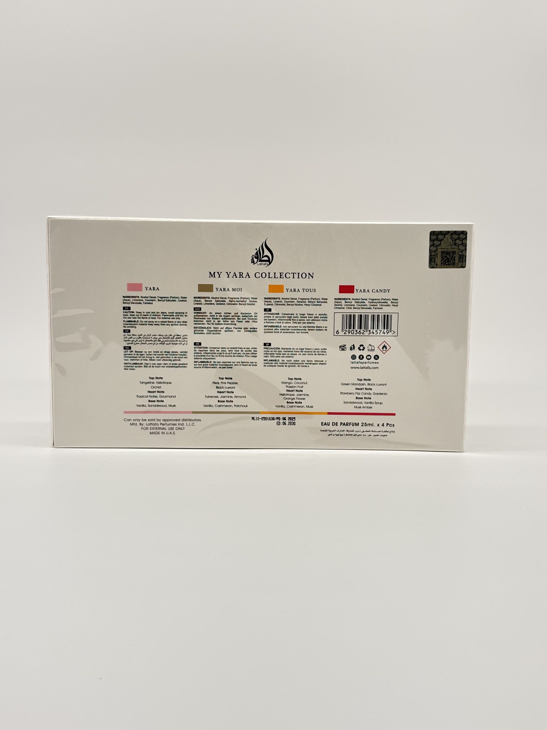 LATTAFA – YARA 4 PC SET