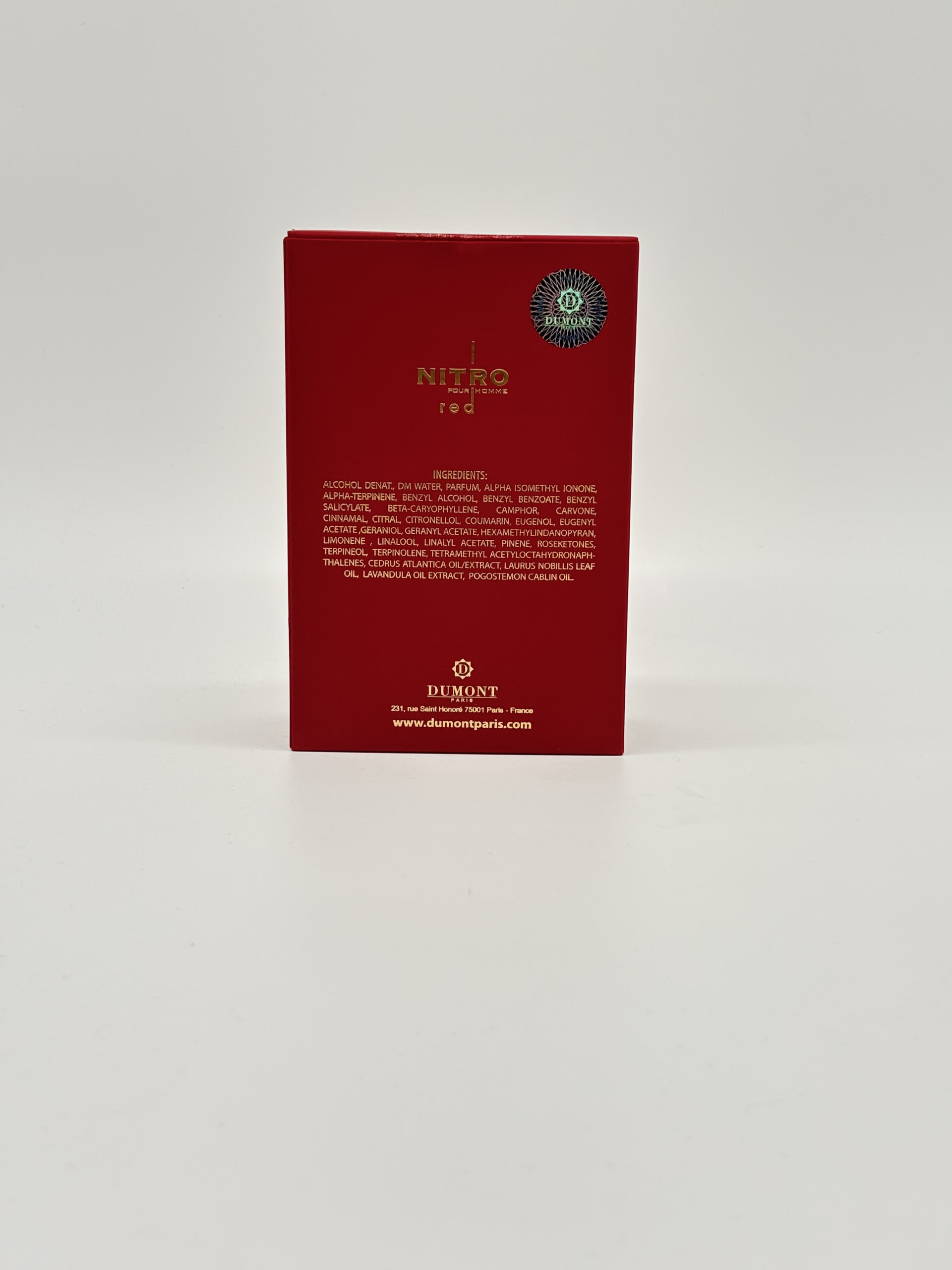DUOMNT NITRO RED POUR HOMME 3.4 OZ EDP