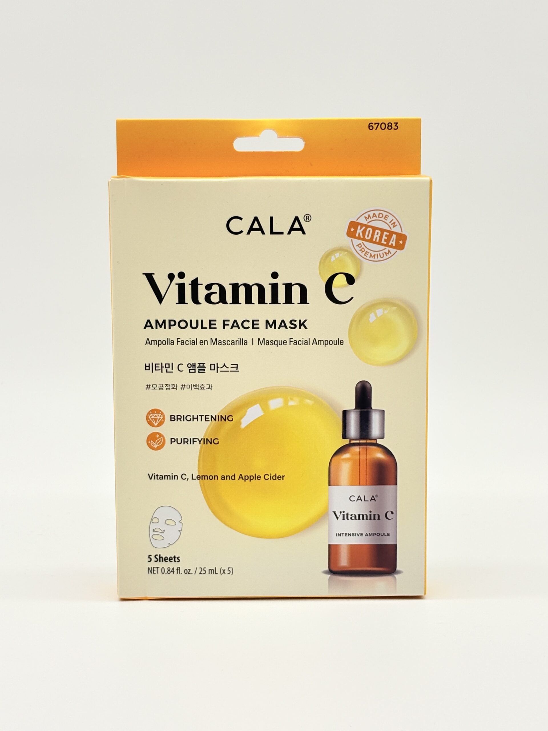 CALA VITAMIN-C AMPOULE FACE MASK – 1PC