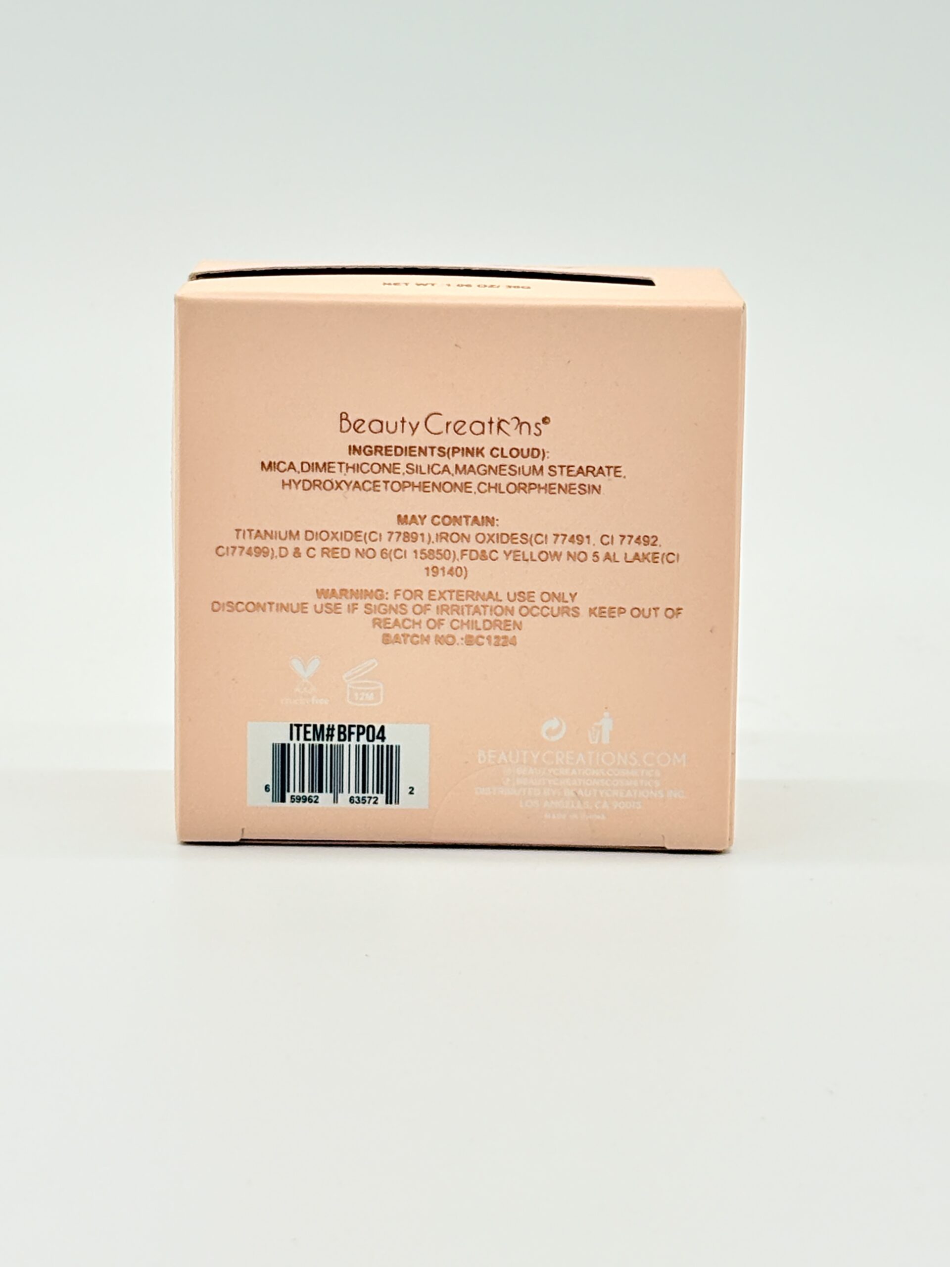 BEAUTY CREATION BYE FILTER LOOSE SETTING POWDER PINK CLOUD
