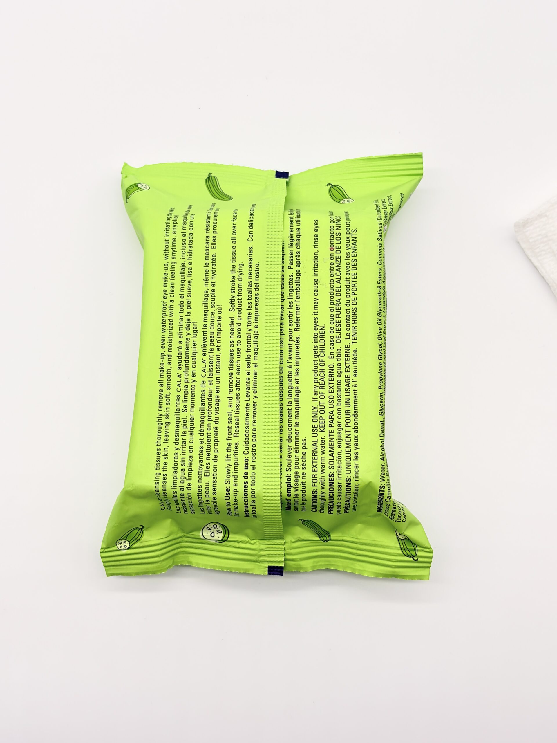 CALA CUCUMBER MAKE-UP REMOVING WIPES