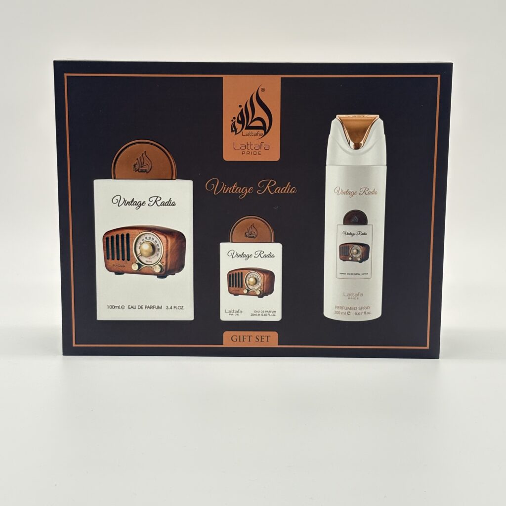 LATTAFA – VINTAGE RADIO 3 PC SET FOR MEN