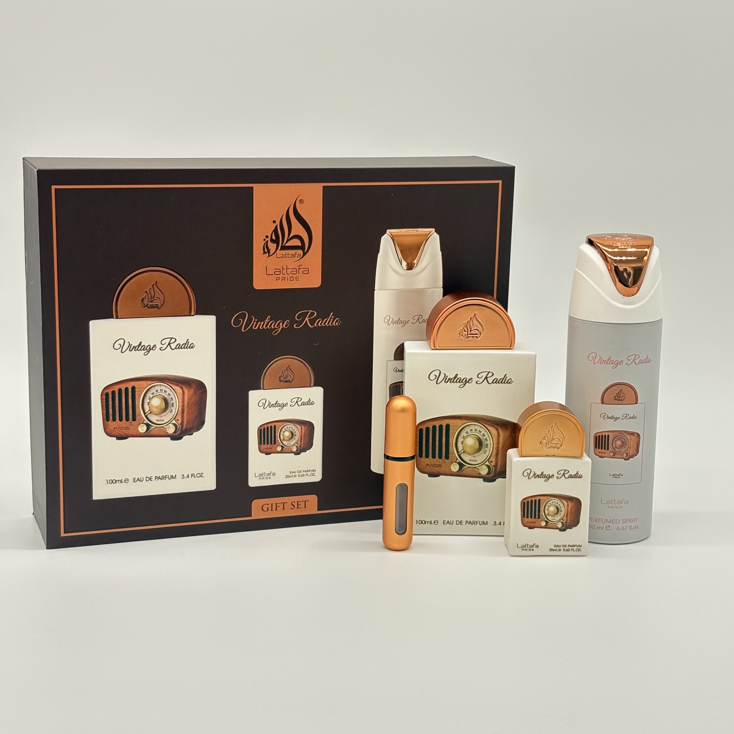 LATTAFA – VINTAGE RADIO 3 PC SET FOR MEN