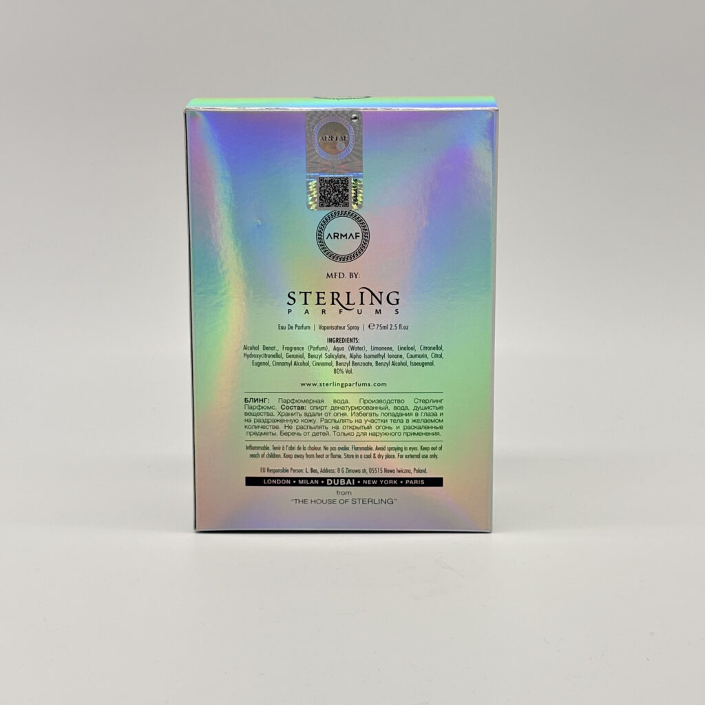 ARMAF CLUB DE NUIT BLING 2.5 OZ EDP