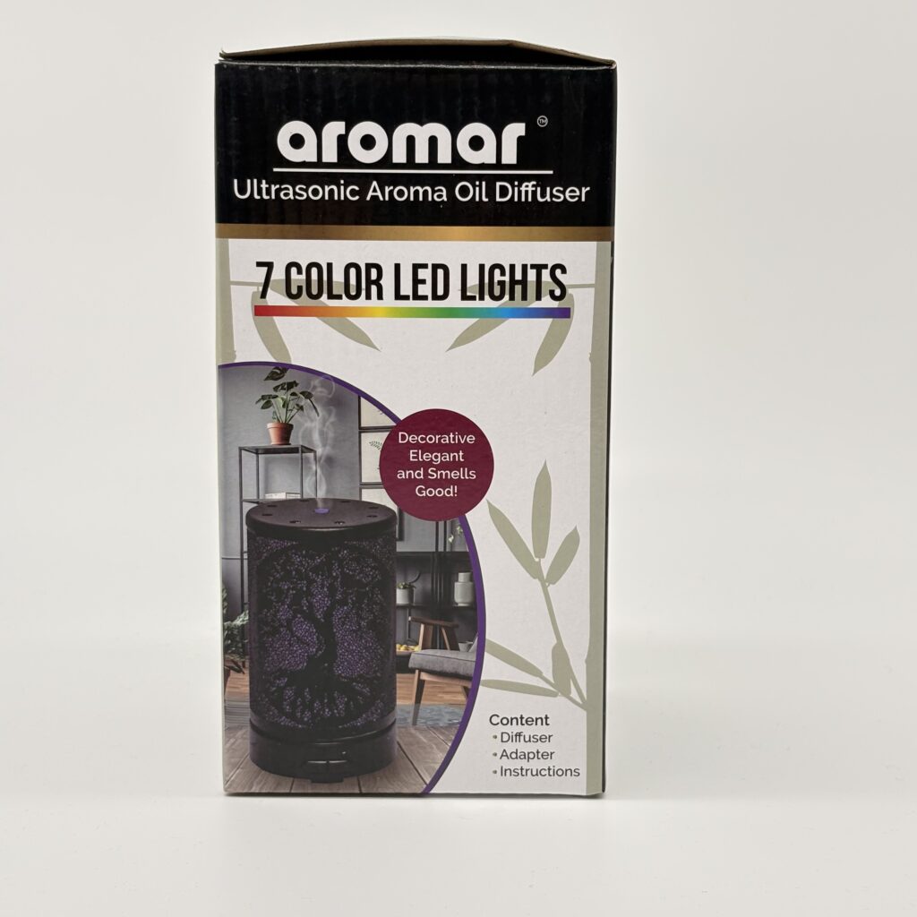 Aromar Ultrasonic Aroma Oil Diffuser – Tree of Life (100 ml)