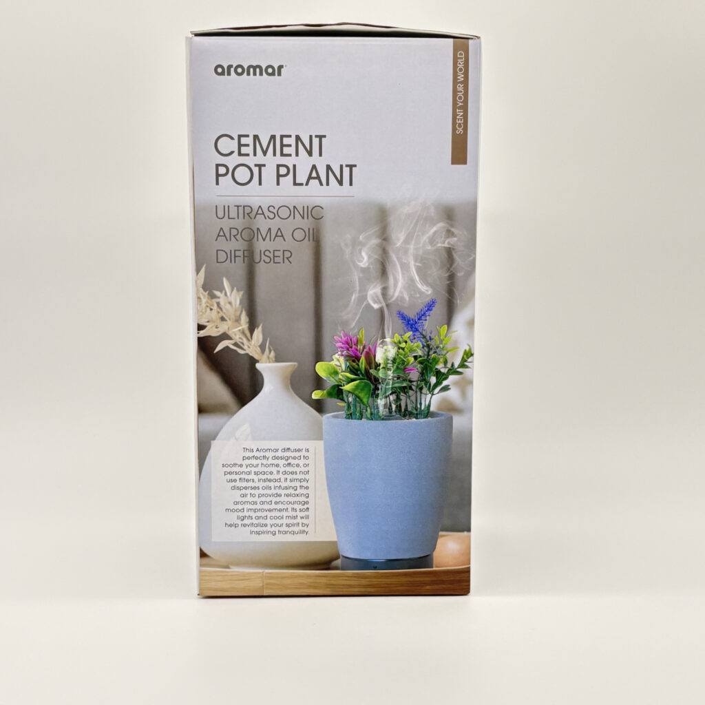 Aromar Cement Pot Plant Ultrasonic Aroma Oil Diffuser