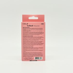 CALA VELVET MED ALMOND ALMOND MAUVE CATEYE PINK 24 PC NAIL SET-87881