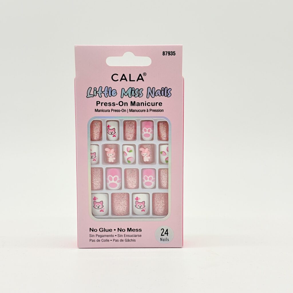 CALA LITTLE MISS NAIL PINK/GLITTER-87935