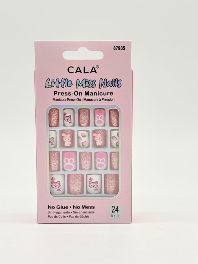 CALA LITTLE MISS NAIL PINK/GLITTER-87935