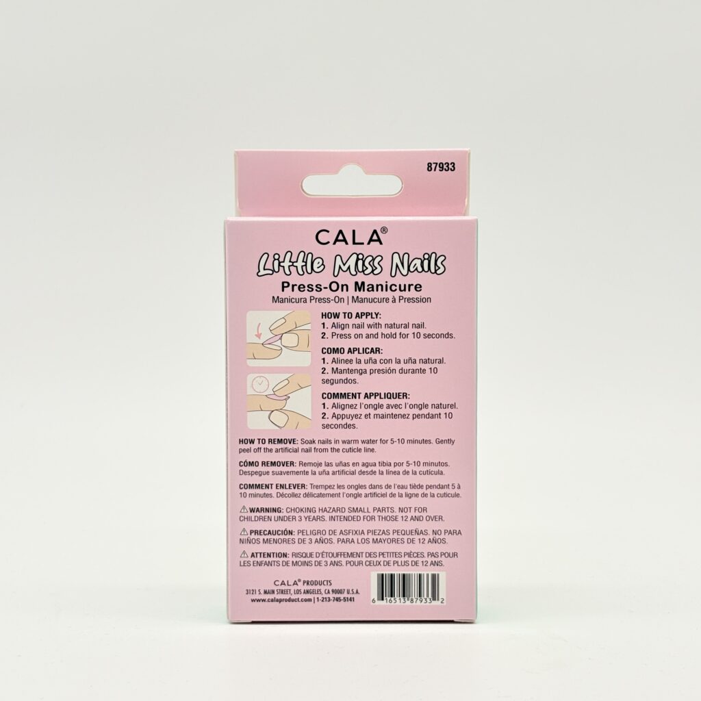 CALA LITTLE MISS NAILS YELLOW GREEN-87933