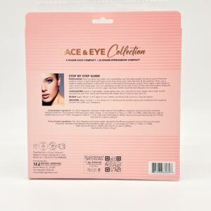GIORDANO COLORS FACE & EYE COLLECTION 12 EYESHADOW COMPACT & 5 SHADE FACE COMPACT
