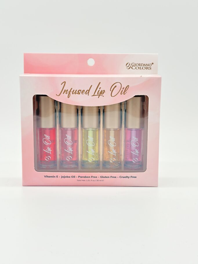 GIORDANO COLORS INFUSED LIP OIL 5 PC