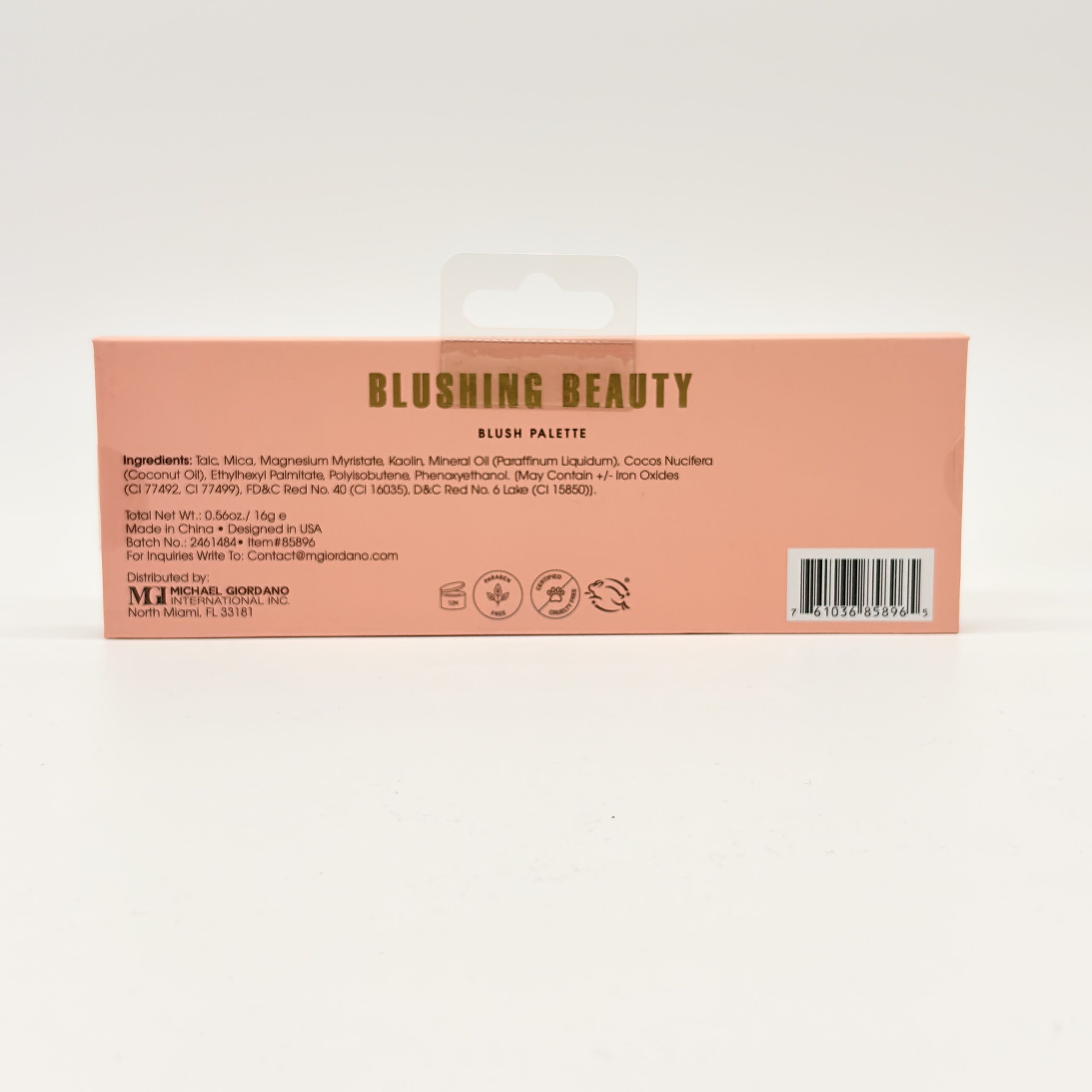 GIORDANO COLORS BLUSHING BEAUTY BLUSH PALETTE-4 Colours