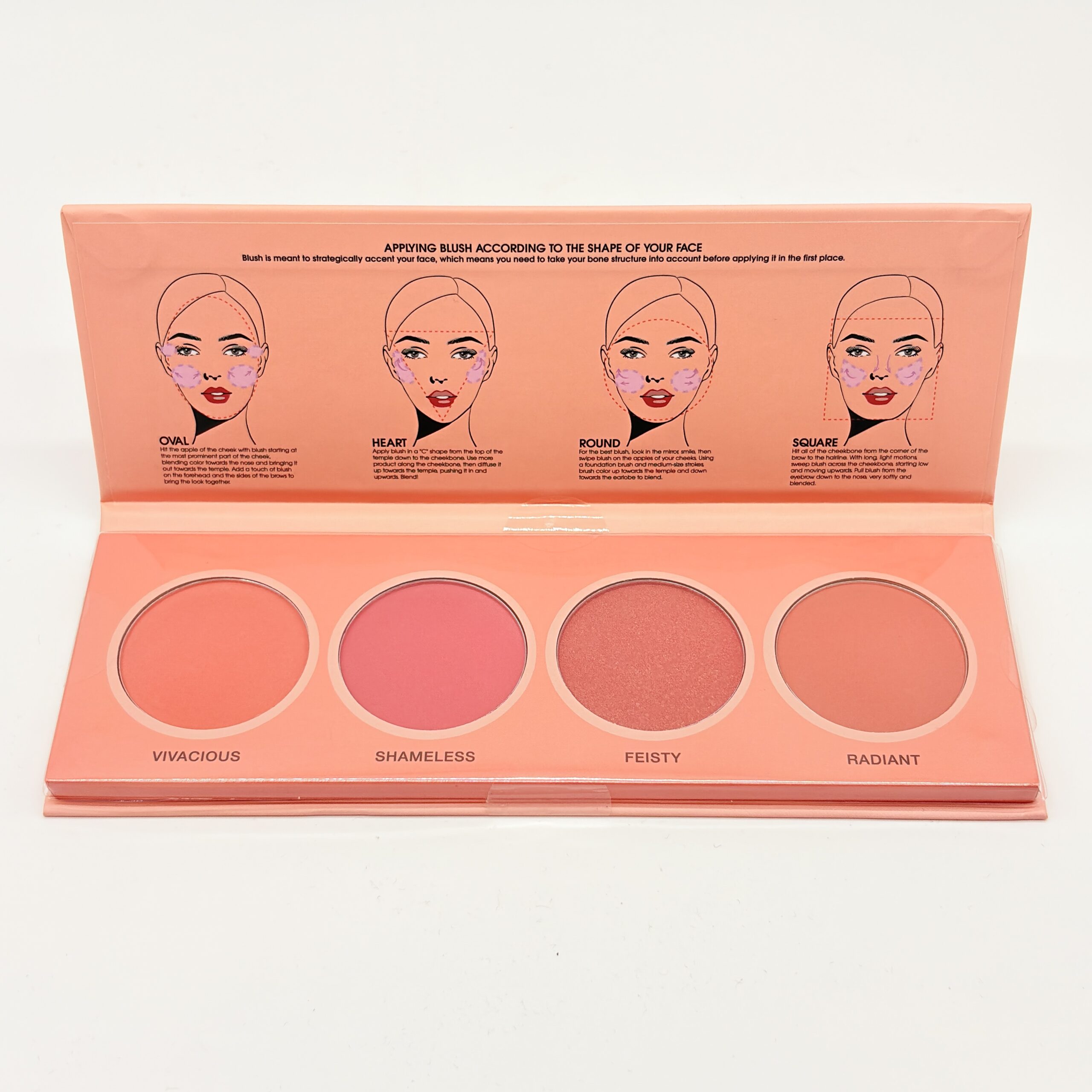 GIORDANO COLORS BLUSHING BEAUTY BLUSH PALETTE-4 Colours