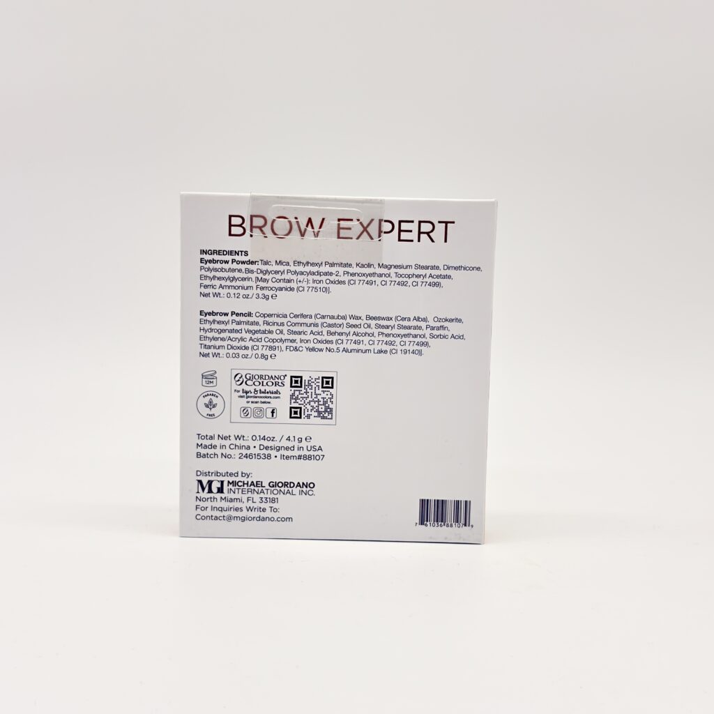 GIORDANO COLORS BROW EXPERT 10 PC BROW BOOK