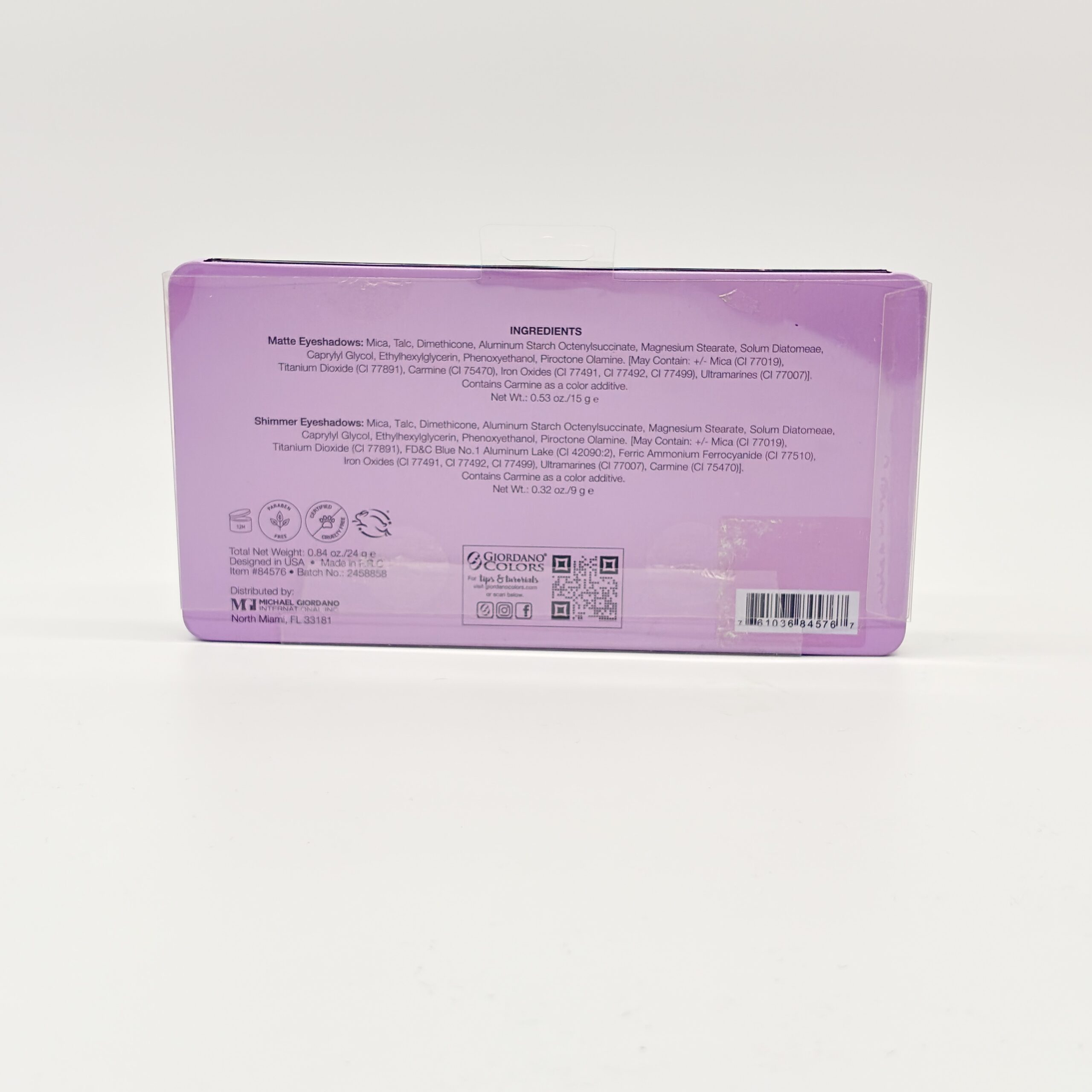 GIORDANO COLORS BEAUTY EXPOSED SPRING 24 COLORS + BRUSH
